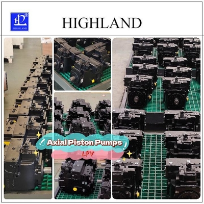 35 Mpa nominale druk Zwarte hydraulische zuigerpompen die optimale systeemprestaties garanderen