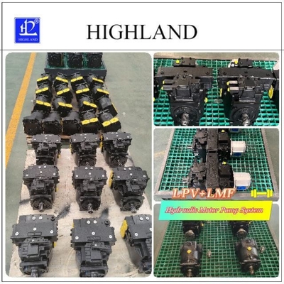 Hydraulische motorpomp handmatig laden gietijzerpomp voor zware toepassingen