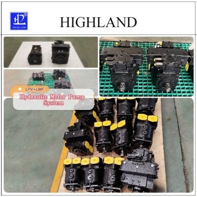 Handmatig laden gietijzer hydraulisch motorpompsysteem