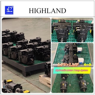 Handmatig laden gietijzer hydraulisch motorpompsysteem