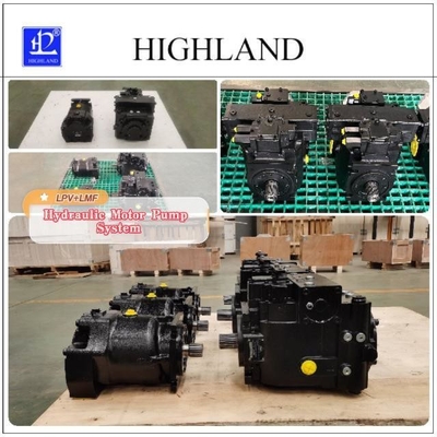 149kw gietijzeren motorpomp systeem in multiplex hoes hydraulische componenten handmatig laden