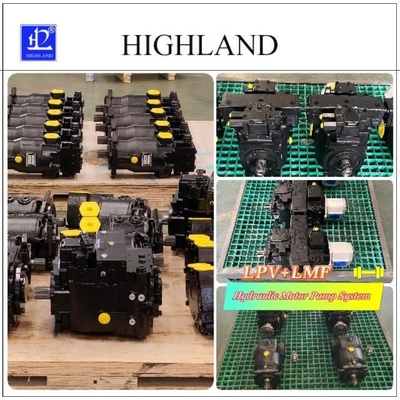 149kw gietijzeren motorpomp systeem in multiplex hoes hydraulische componenten handmatig laden