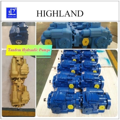 Handmatig laden Tandem hydraulische pompen gietijzer Hydraulische systeemonderdelen
