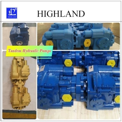 Hoogwaardige landbouwmachines tandem hydraulische pompen gietijzer overbelasting test