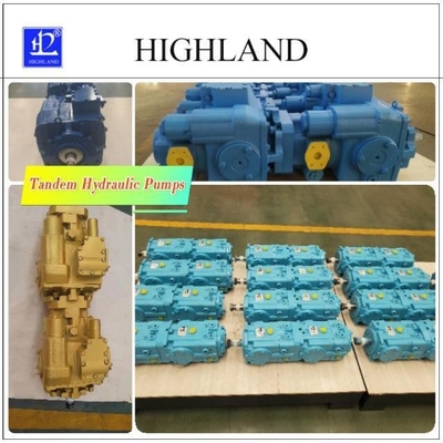 Hoge-efficiëntie hydraulische tandempomp voor silo-machines