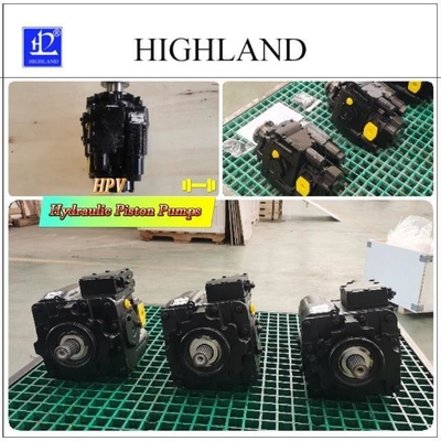 Gietijzer Hydraulische zuigerpomp Zwart Kleur Hydraulisch systeem Constructie-machinecomponent