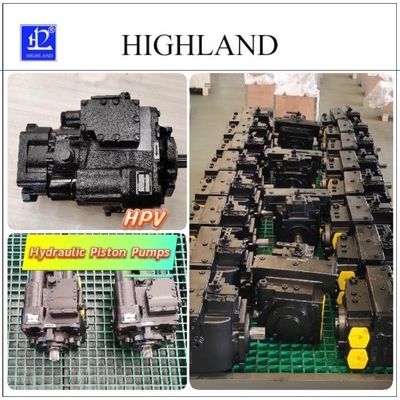 Gietijzer Hydraulische zuigerpomp Zwart Kleur Hydraulisch systeem Constructie-machinecomponent