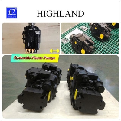 Hoge druk hydraulische zuigerpompen variabele verplaatsing asstructuur 35Mpa nominale druk