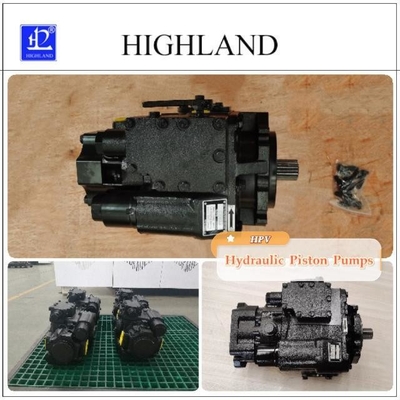 Hoge druk hydraulische zuigerpompen variabele verplaatsing asstructuur 35Mpa nominale druk