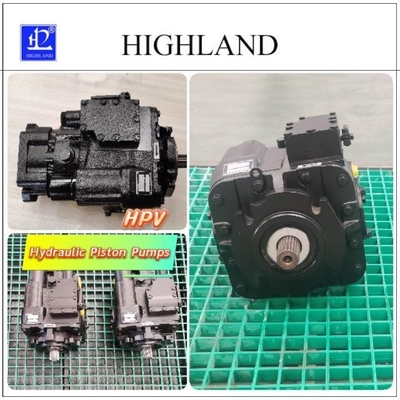 Hoge druk hydraulische zuigerpompen variabele verplaatsing asstructuur 35Mpa nominale druk