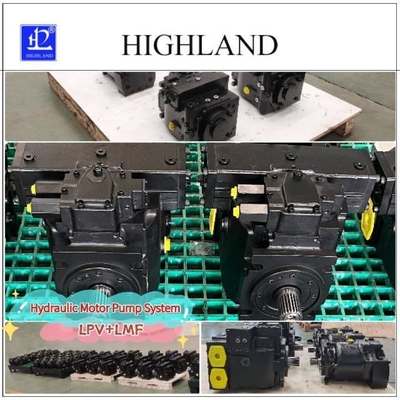 Gegote ijzeren hydraulisch motorpompsysteem met handbediening