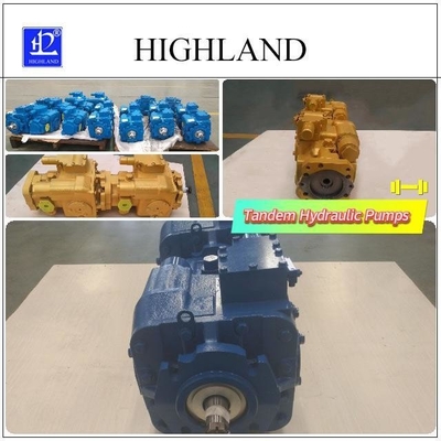 Swash Plate Design Tandem Hydraulische pompen voor een soepele werking