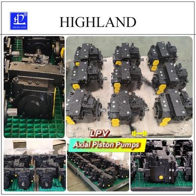 Highland HPV110-MA-L-23 Axiale zuigerpomp 110 ml/r Hoog rendement variabele cilinderinhoud voor maaidorseraandrijving